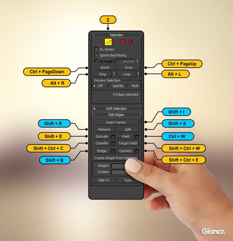 change keyboard shortcuts 3ds max