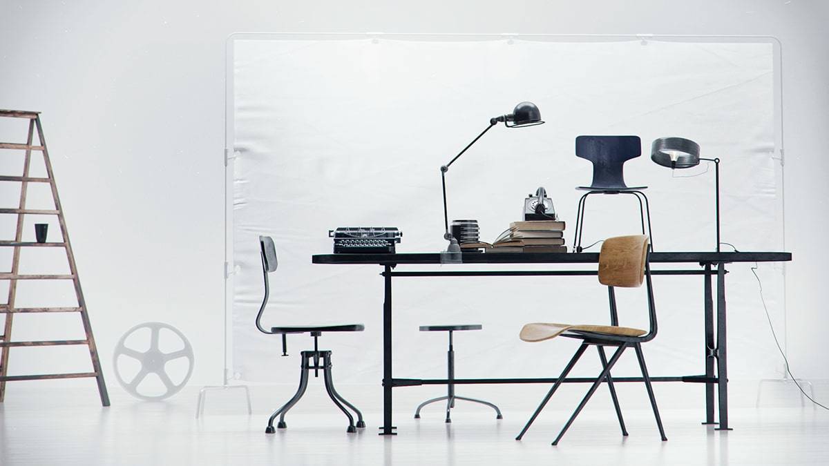 Mid-century modernist showroom