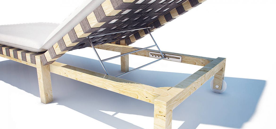 Roda mistral sunlounger