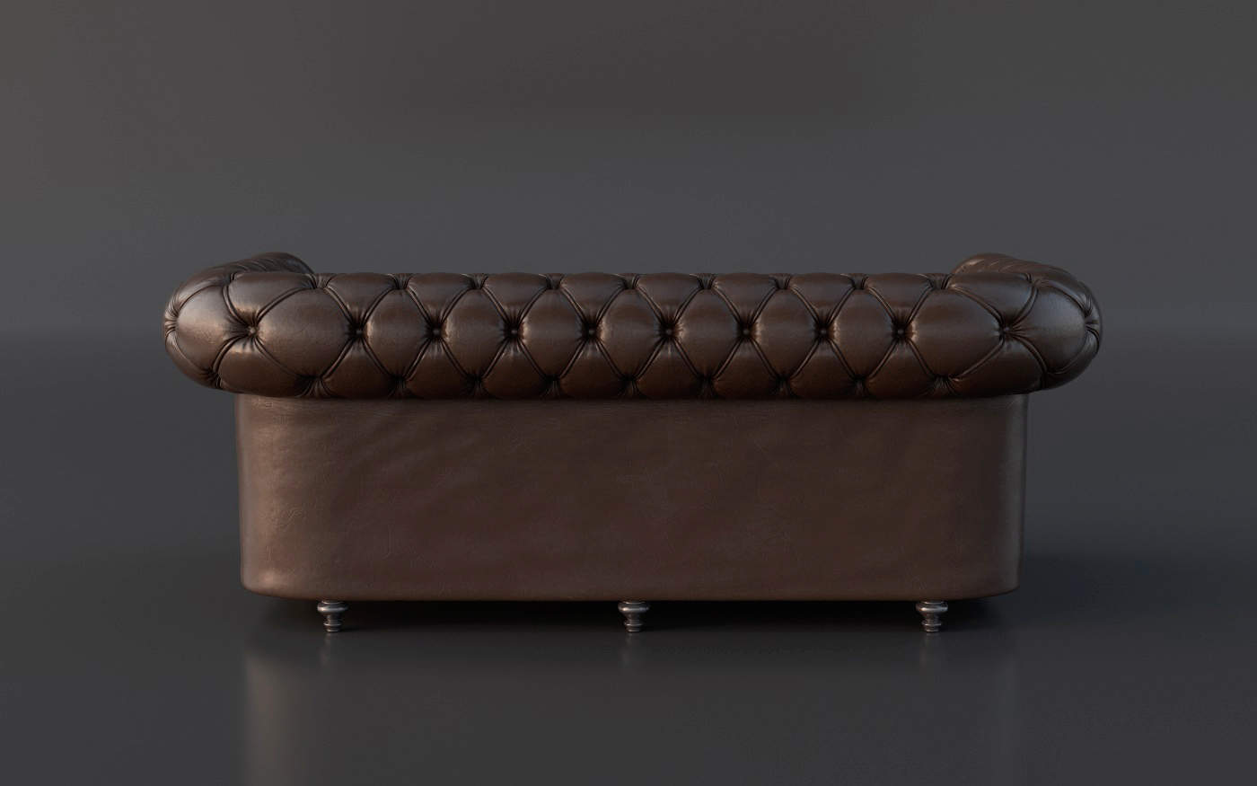 Chesterfield Couch 3D Model