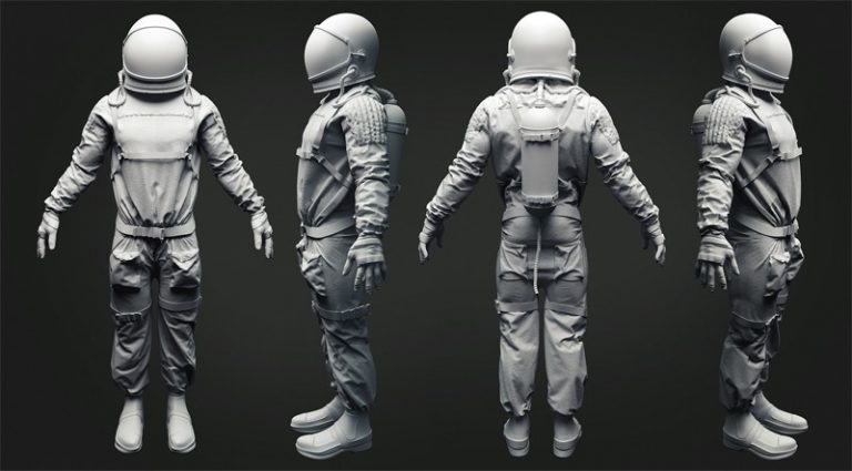 ASTRONAUT-Free 3D Model | Domenico D'Alisa