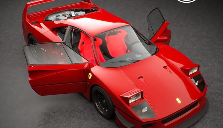 Ferrari F40 3D Model3D