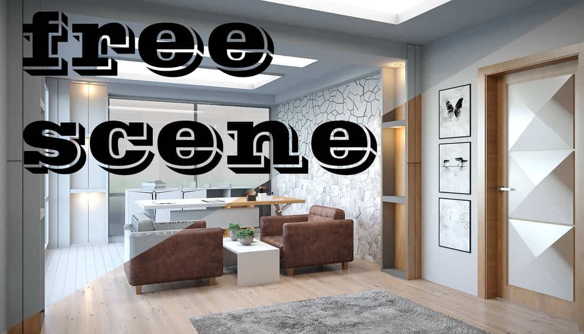 OFFICE-FREE-SCENE-3D