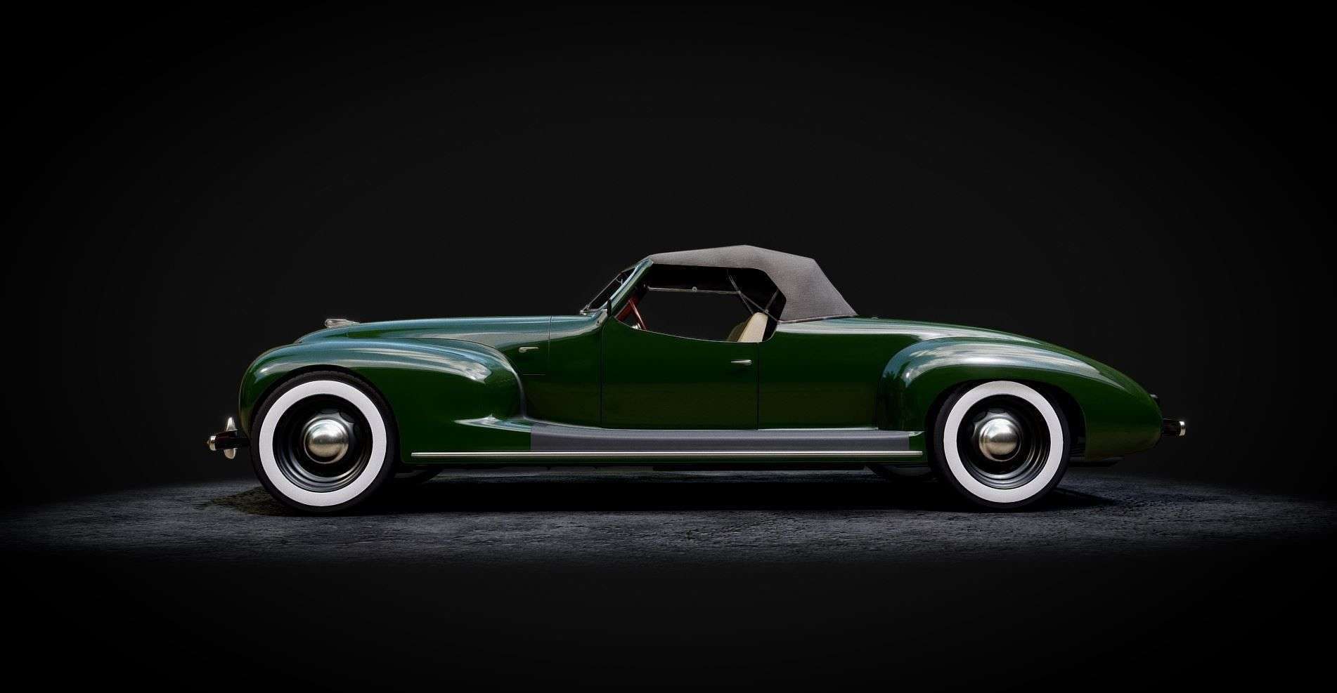 ZIS-101a Sport Free 3D model