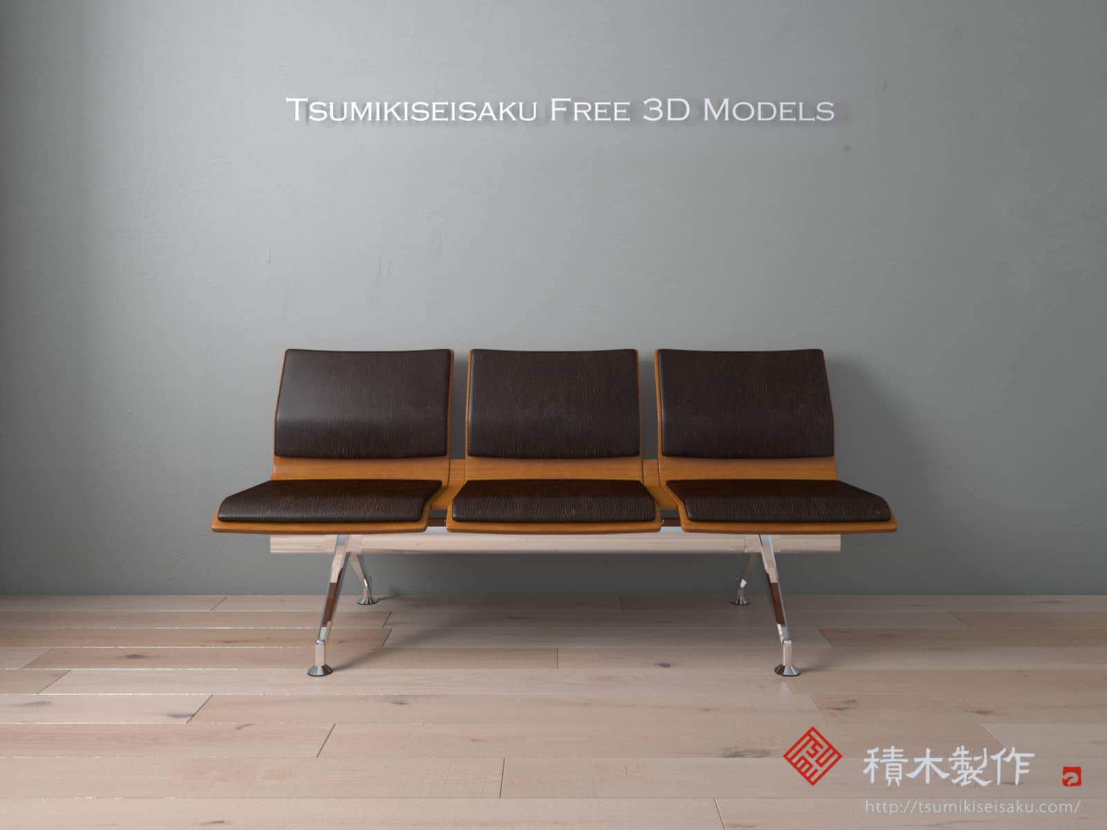 Free 3D models Chair and Armchair | Tsumikiseisaku