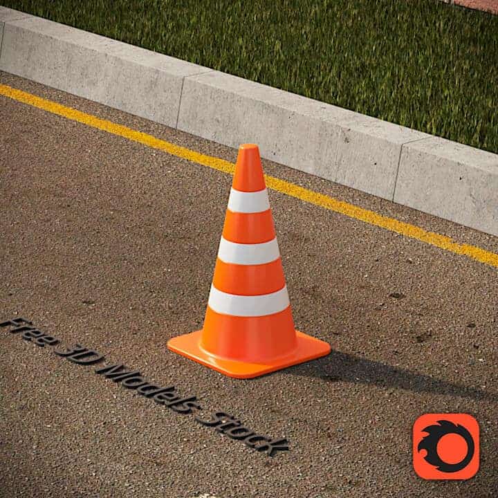 Traffic Cone 3D Model | Free3dmodelsstock