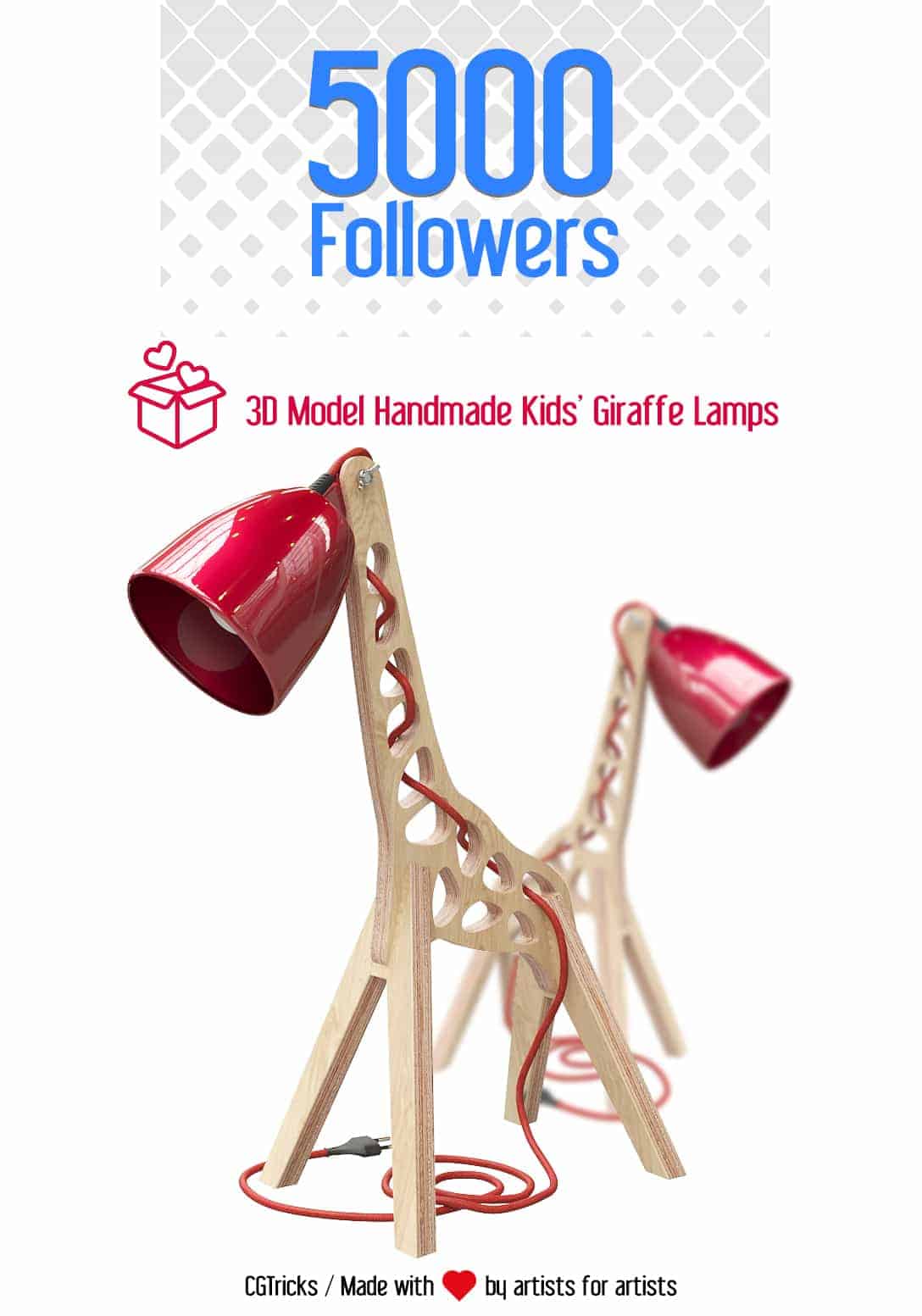 Handmade Kids’ Giraffe Lamps