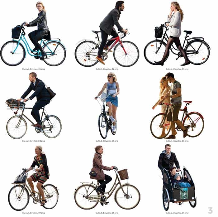 People_Cutout_Bicycles_FREE