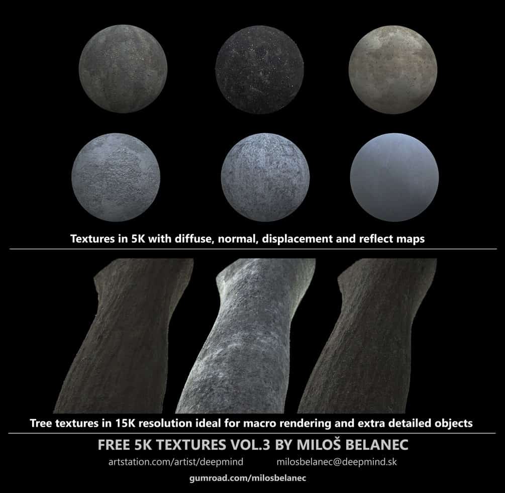 Free 5K Textures Part3 By Milos Belanec