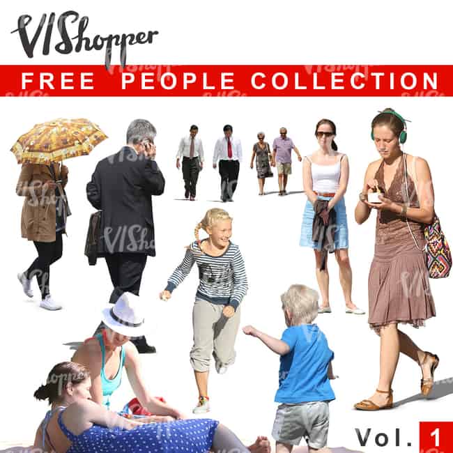 Free Cut Out People Collection Vol 1