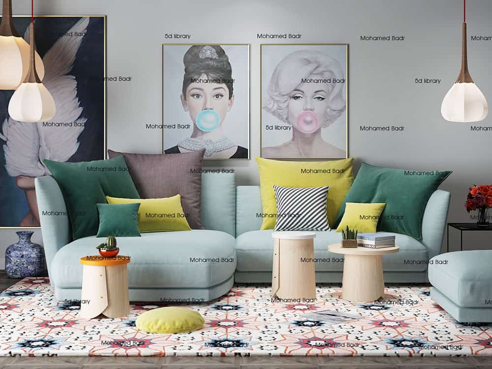 Free-Interior-Scene-For-living-Space