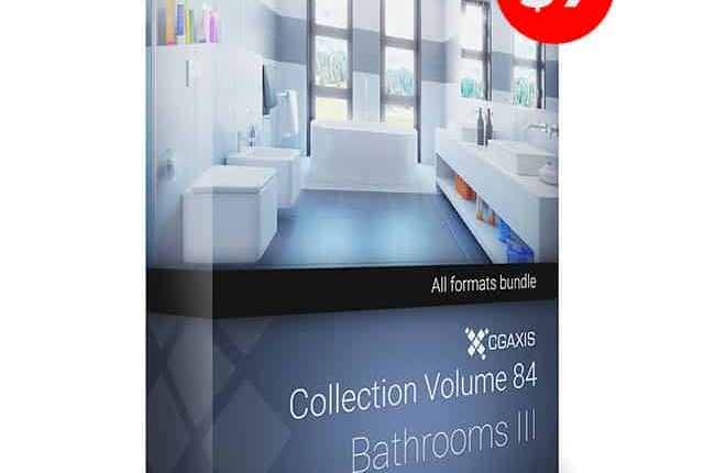 CGAxis Models Volume 84 – Bathrooms III