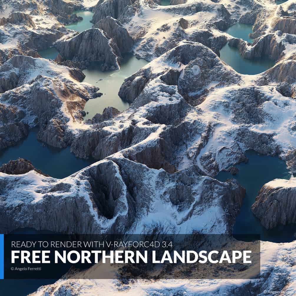 Free Northern Landscape Scene | Angelo Ferretti