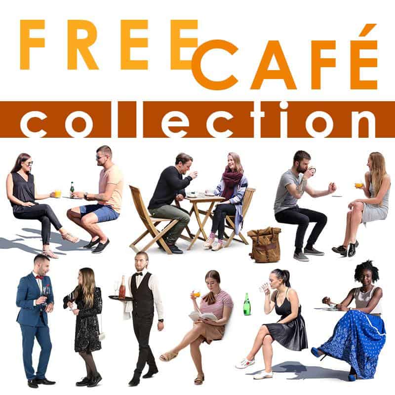 Free Coffe Collection Cutout VISHOPPER