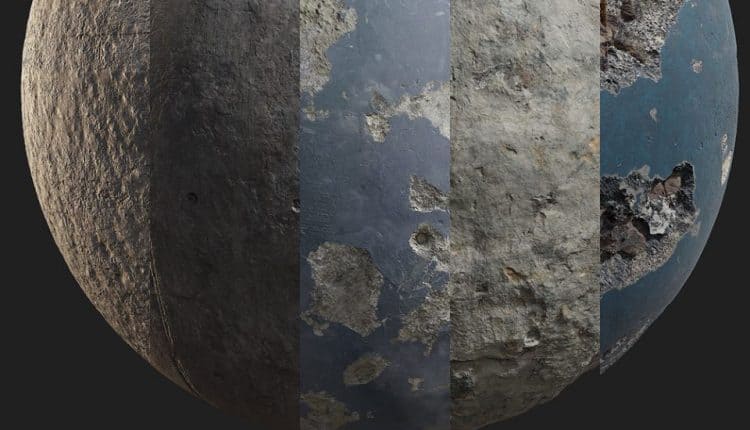 Free-5-Damaged-concrete-textures-#8k-from-marco