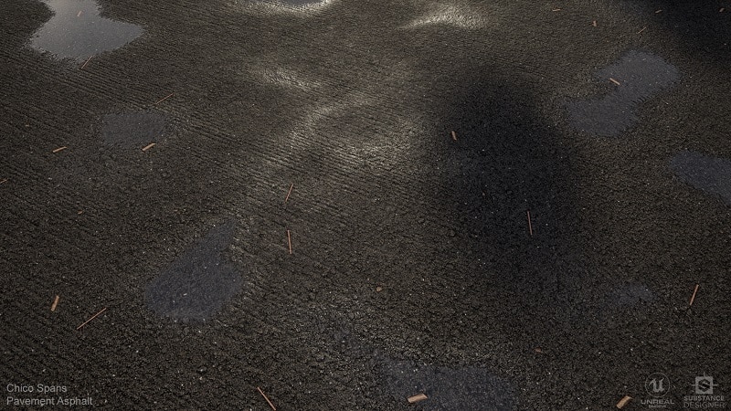 substance painter asphalt