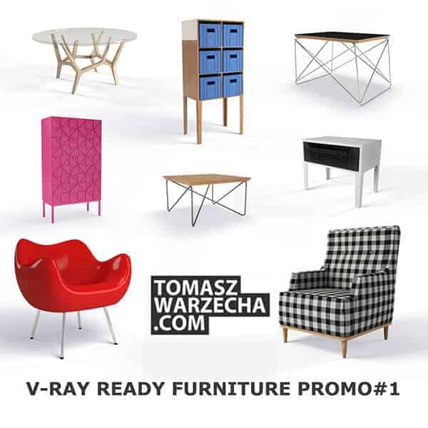 V-Ray Ready furniture Promo#1 Tomasz Warzecha