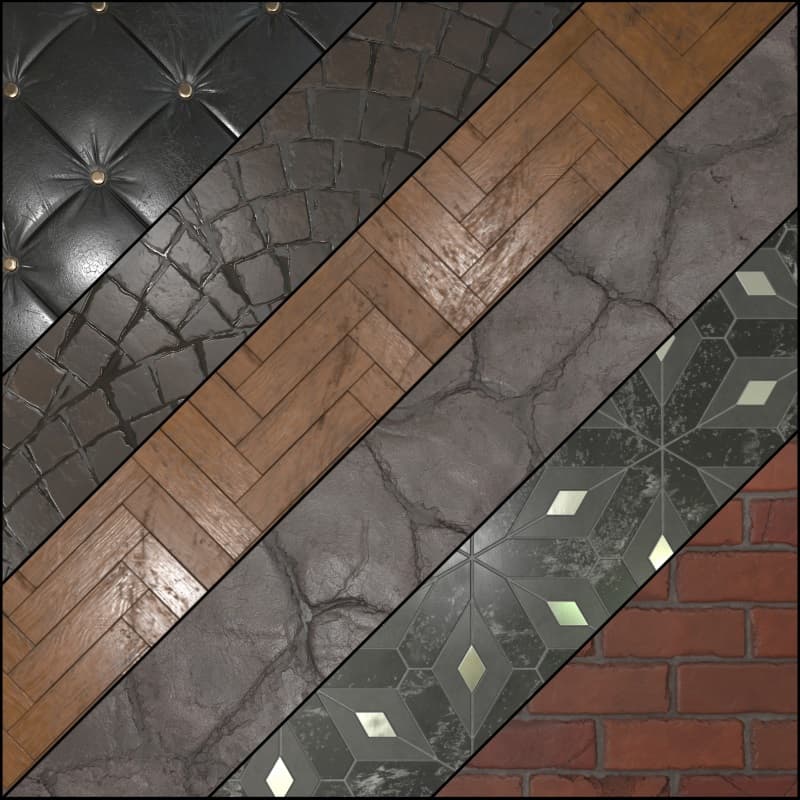 30 free PBR materials Artem Lebedev