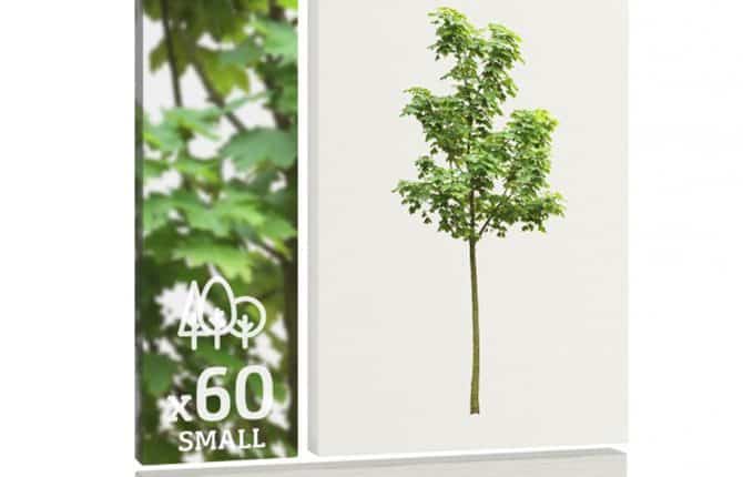 Trees vol. 1-S 60 small Cutout Trees