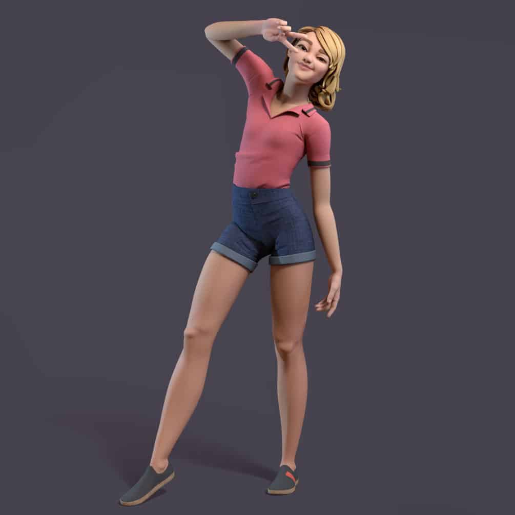 download 3d free female model blender