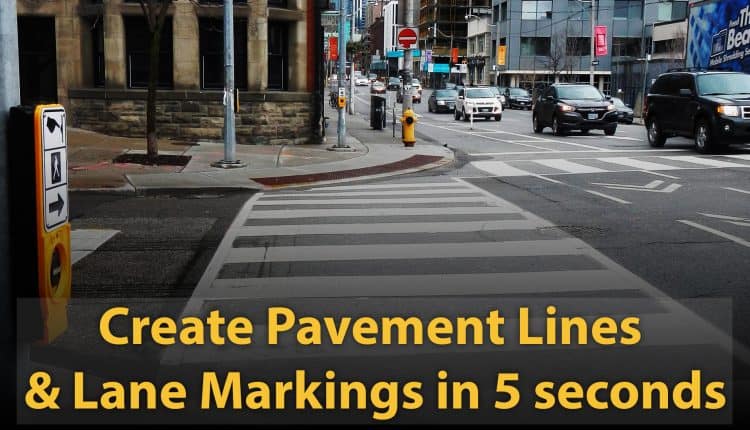 How-to-create-Pavement-Lines-and-Lane-Markings-in-5-seconds—Dashed-lines-generator