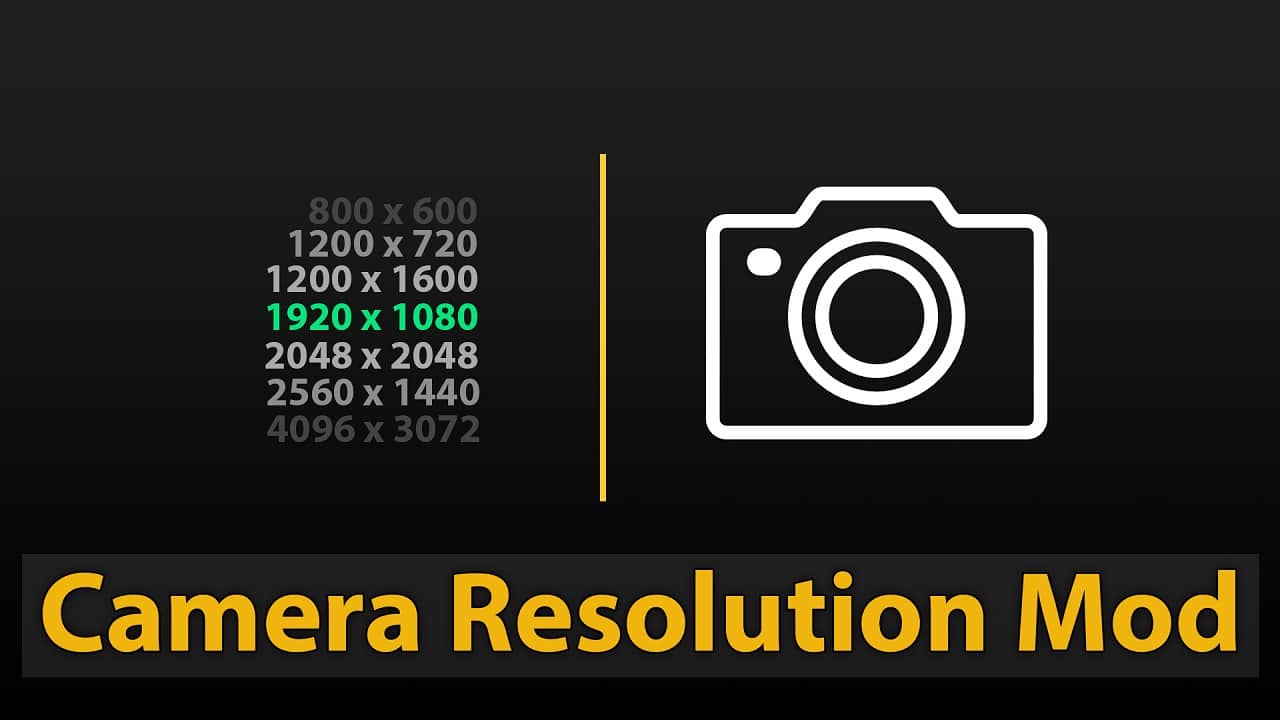 Camera resolution mod 3ds max как установить