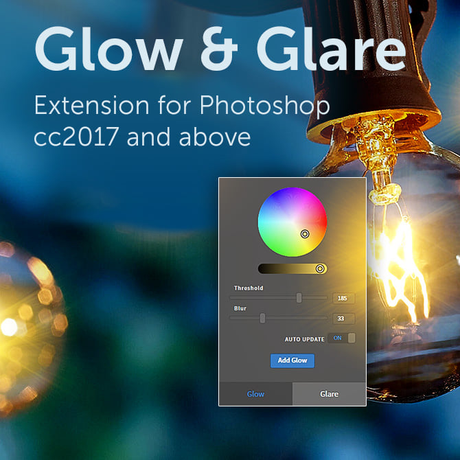 Glow & Glare (Extension for Photoshop) By Bogdan Bogdanović