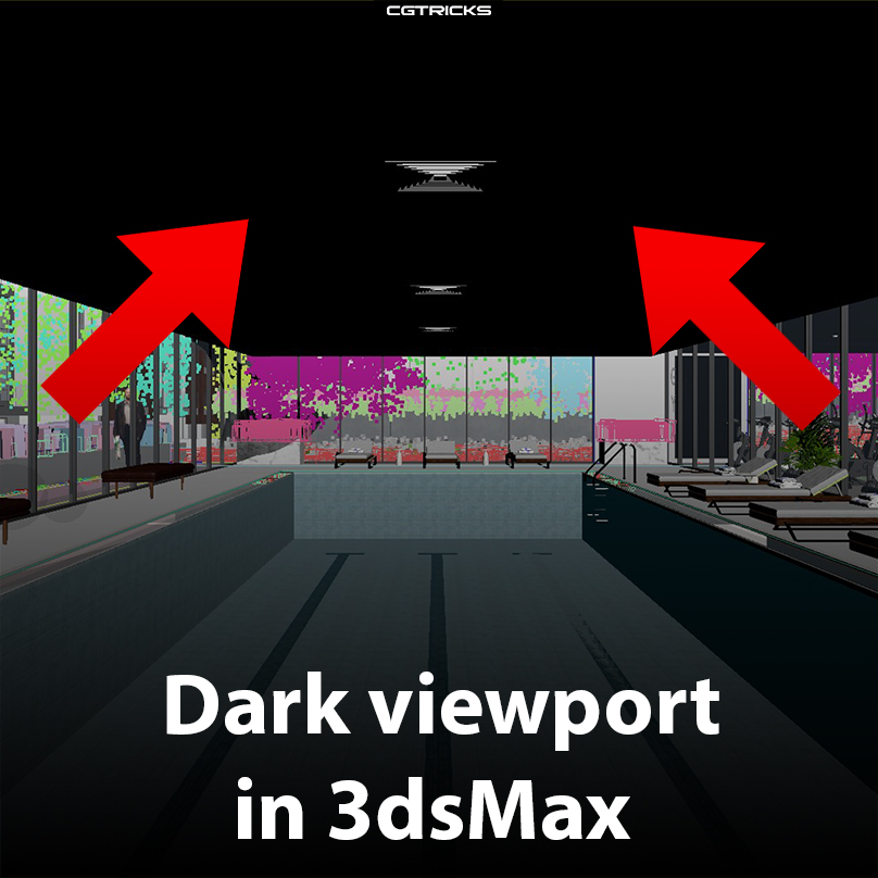 Dark viewport / Dark materials in 3dsMax 2018 and higher | How to fix it?