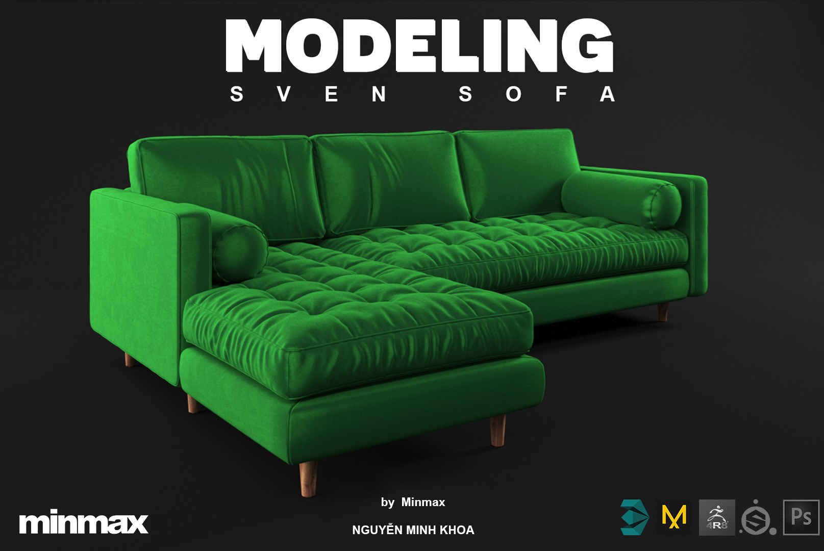 How To Modeling Sven Sofa 3D Model Nguyen Minh Khoa » Cgtricks ...