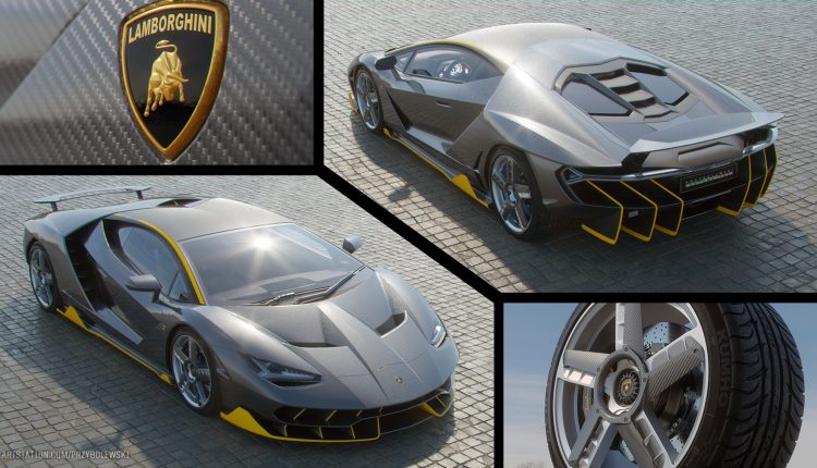 Lamborghini Centenario 3d Model 1