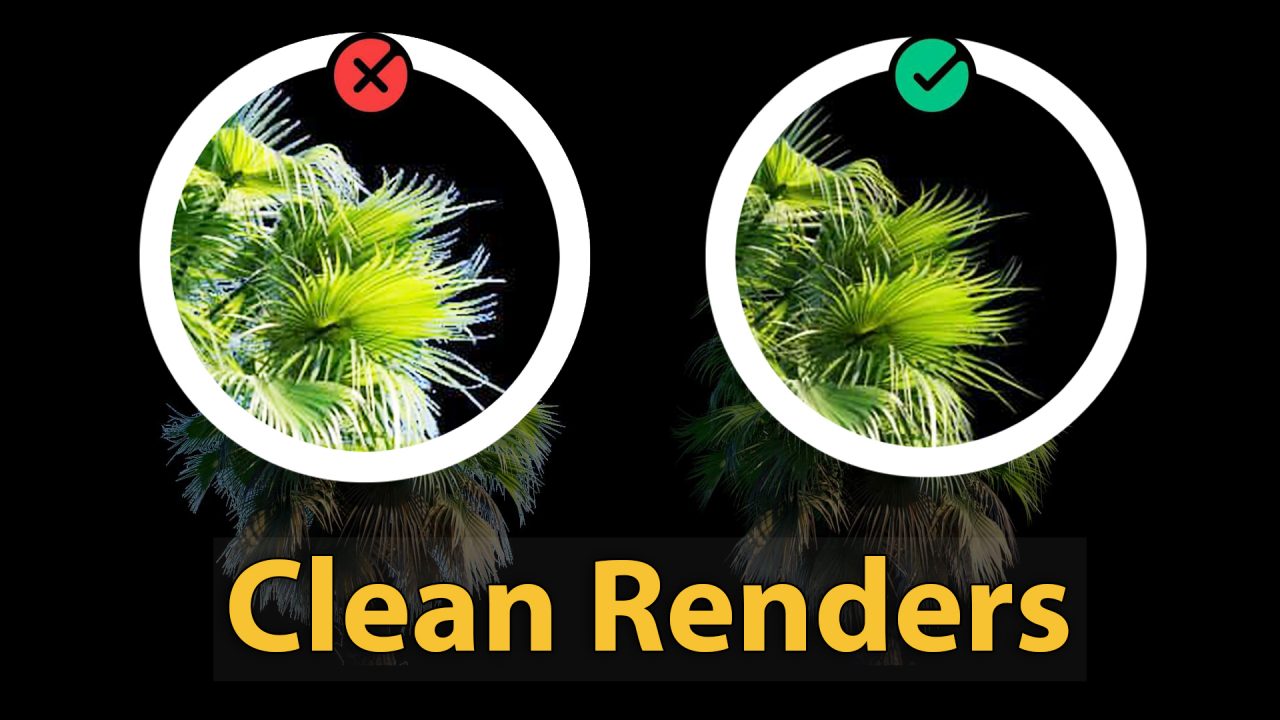 How to remove blue or white border of final renders image in Corona - Vray Renderer