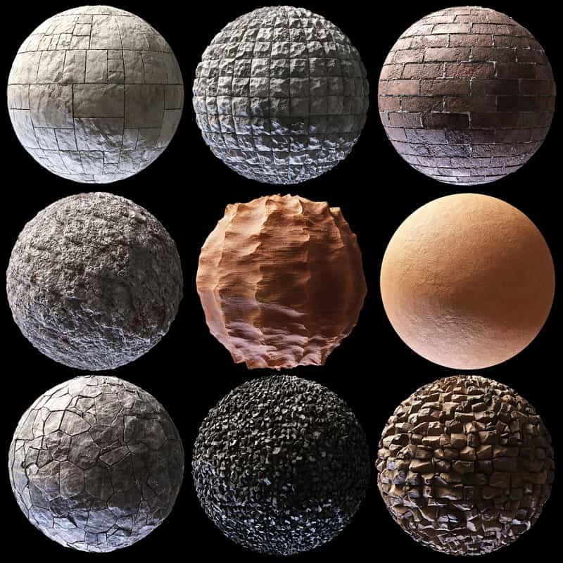 Material Pack Stone And Bricks
