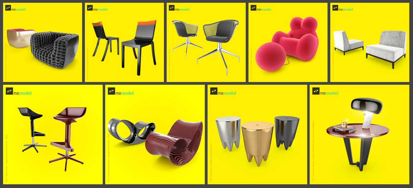 ME_Model | Vol.01 (Furniture) | Alexmen