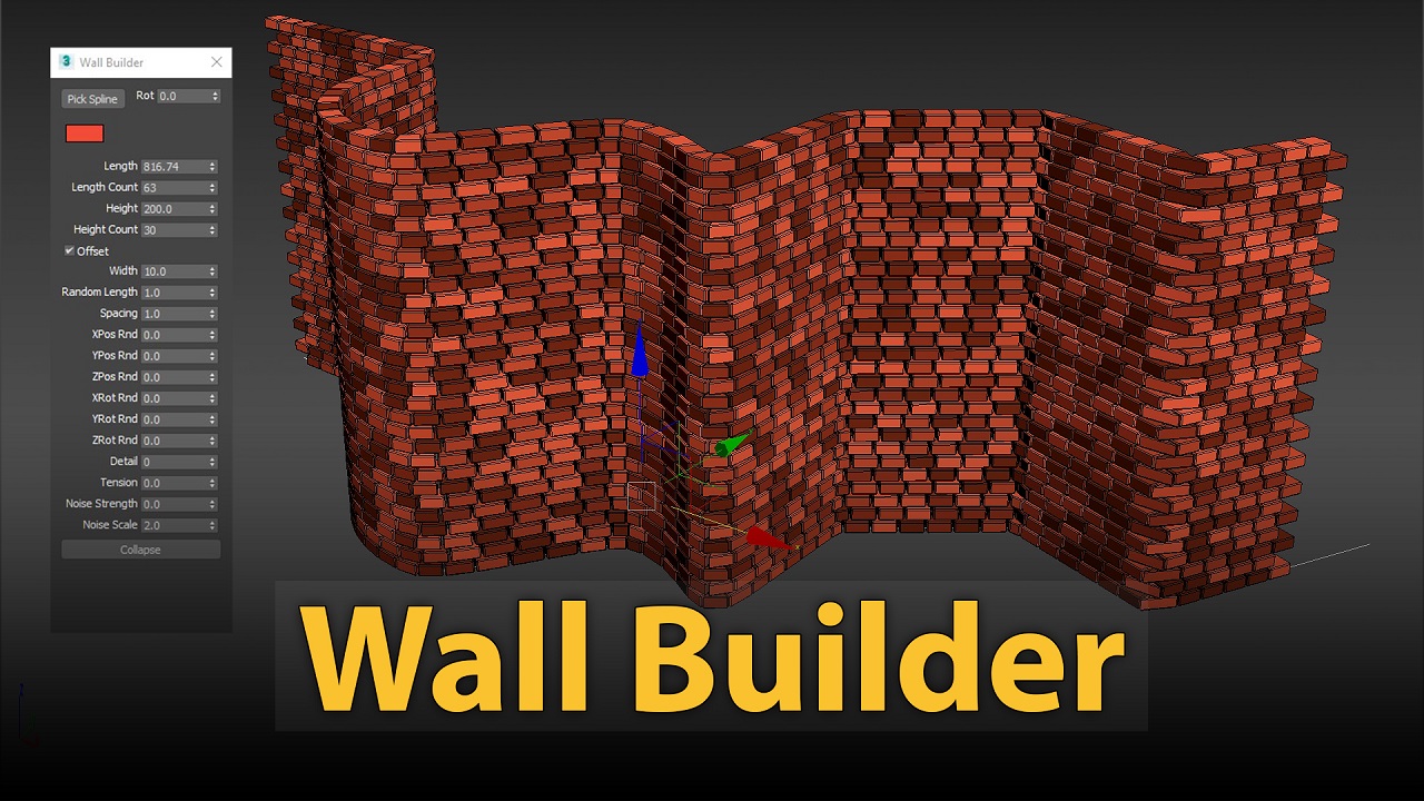 Wall Builder. Wall creator.