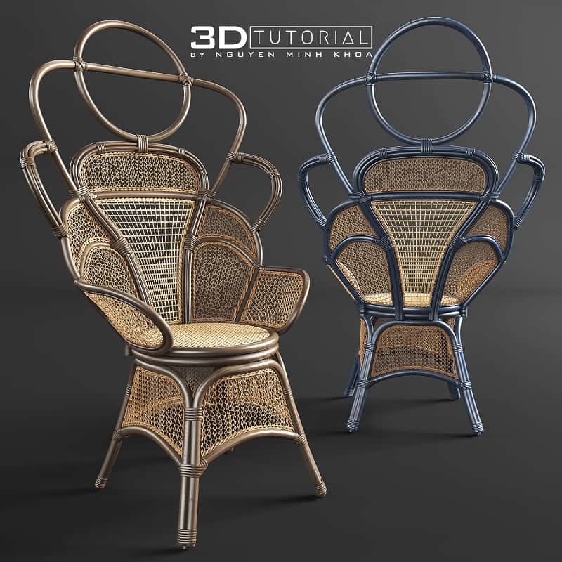 Free 3d Model Handwoven Boline Chair Nguyen Minh Khoa