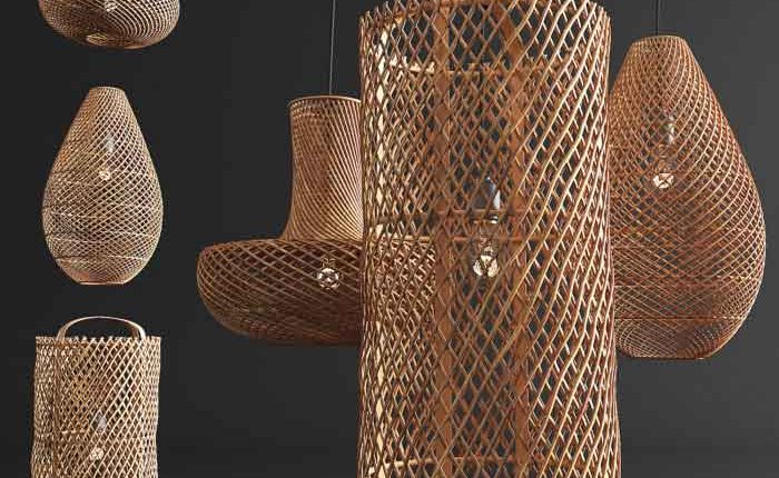 Free 3D Model Rattan Lamp | Nguyen Minh Khoa