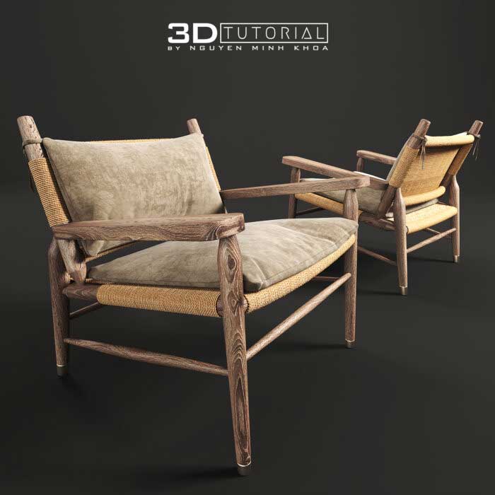 Free 3D Model Rope Chair | Nguyen Minh Khoa