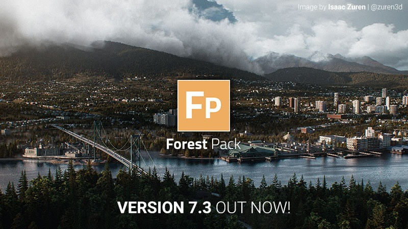 Forest Pack 7.3 - rewritten groups, match references by name, volumetrics and more!