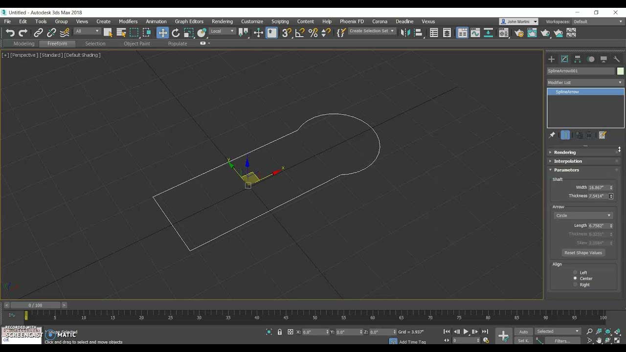 Spline Arrow for 3ds Max | Joker Martini