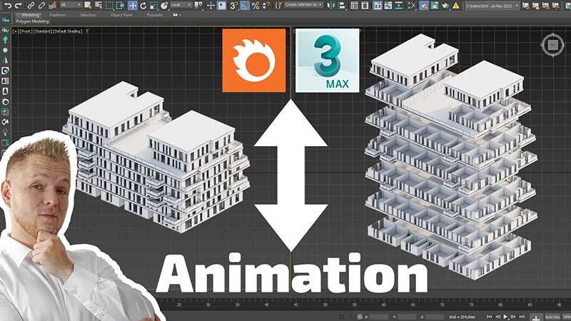 How-to-animate-a-building-in-3ds-Max » Cgtricks | Tutorials, Tips ...