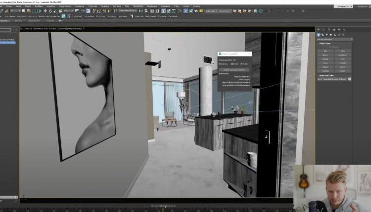 How to make realistic camera movements in 3Ds Max with Camera Smoother script