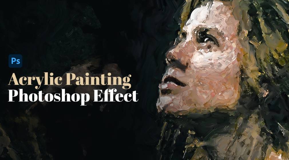 acrylic painting photoshop action free download