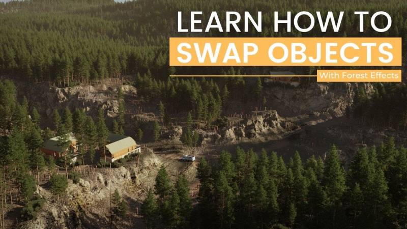 How to Swap Objects Inside a Spline Using Forest Effects