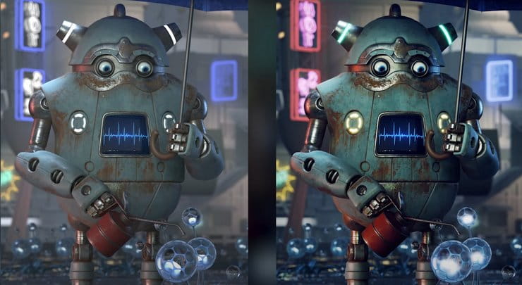 Post-processing renders in the V-Ray Frame Buffer