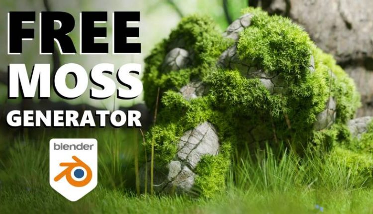 Blender – Mossify (Procedural HQ Moss Generator)