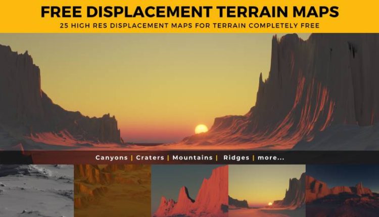 25 FREE Displacement Maps for Terrain » CGTricks