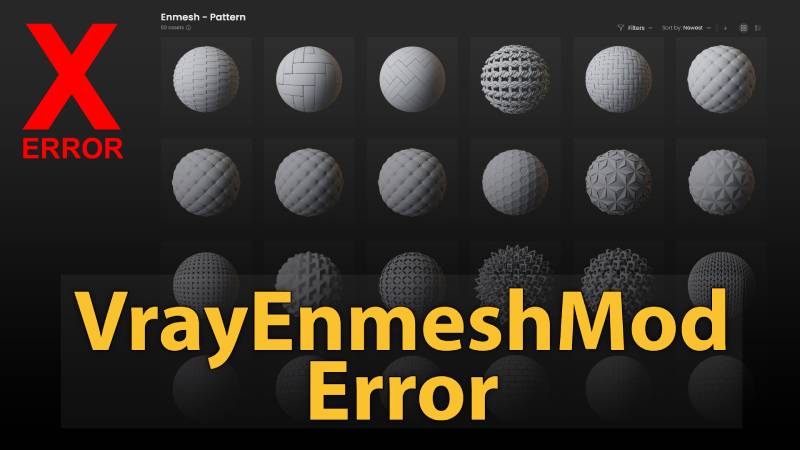 VrayEnmeshMod Error | How to fix it