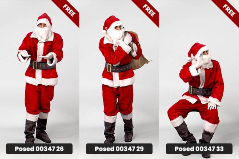 Free 3D Santa Models - Limited Time