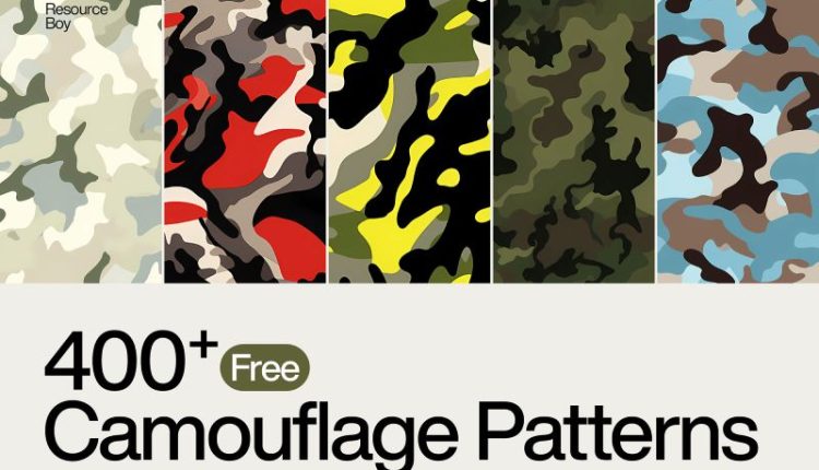 400+ Camouflage Patterns