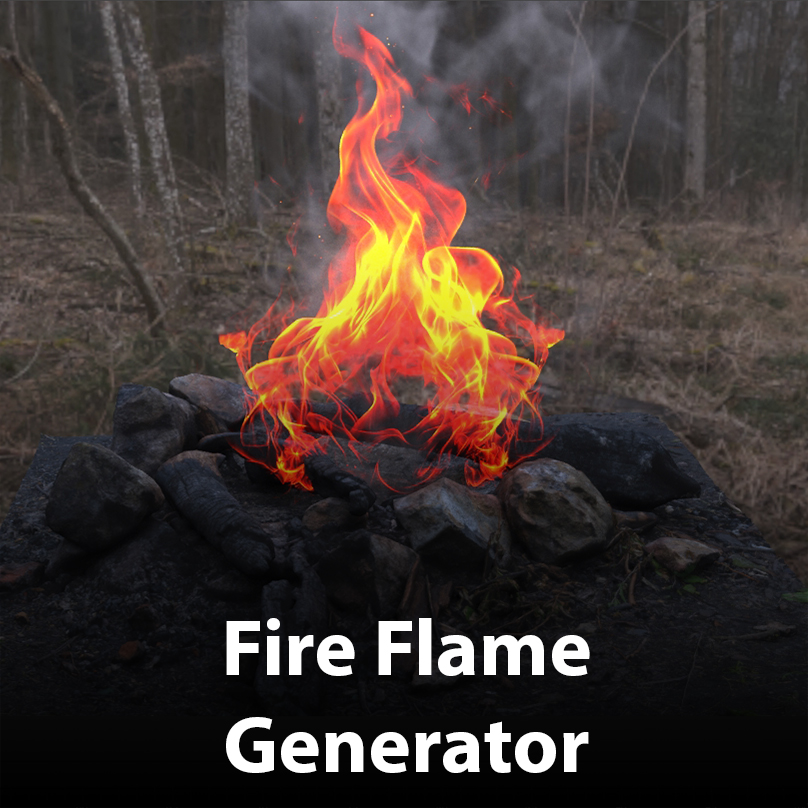 450 x 450 | Fire Flame Generator